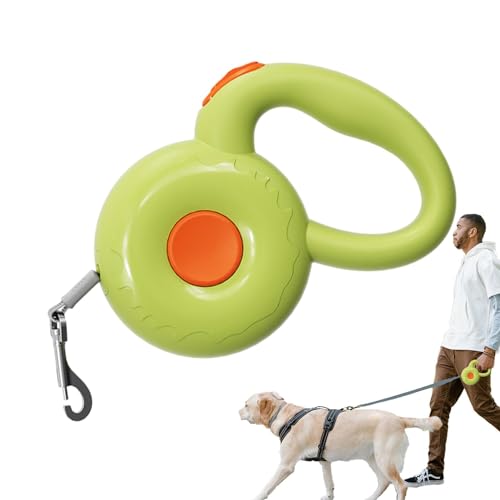 Ruwshuuk Seil für Hunde - Automatischer Seiltraktor - Rutschfester Griff, Sicherheitsgurt Langes Leinenseil, Haustierseil Einziehbar für Kleine & Große Hunde von Ruwshuuk