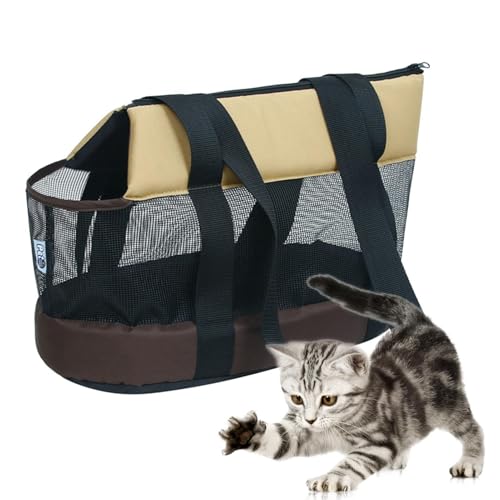 Ruwshuuk Tragetasche für Haustiere,Puppy Comfort tragbare Faltbare Haustiertasche - Reisetasche für Haustiere mit weichen Seiten für Katzen und Hunde von Ruwshuuk