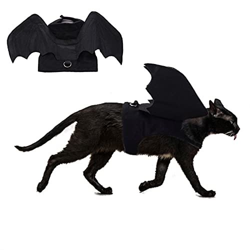 RYPET Katze Halloween Kostüm - Halloween Fledermausflügel Haustier Kostüme für kleine Hunde Katzen Halloween Party Klein von Rypet