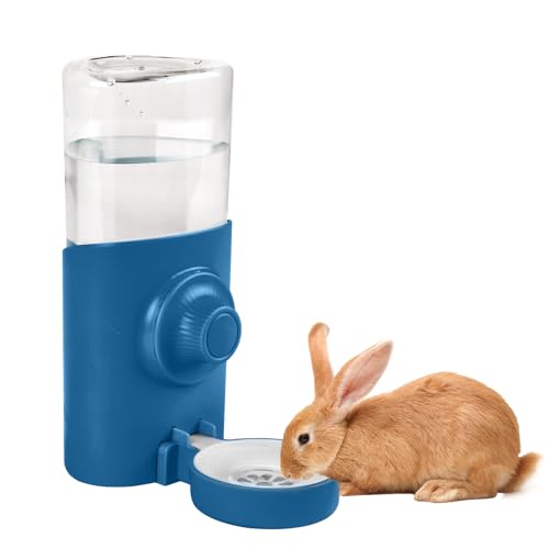 Rypet Wasserflaschenspender für Kaninchen, zum Aufhängen, 600 ml, für Meerschweinchen, Automatischer kleiner Haustierkäfig, Wasserspender für Kaninchen, Chinchillas, Hamster, Igel, Frettchen, Ratten, von Rypet