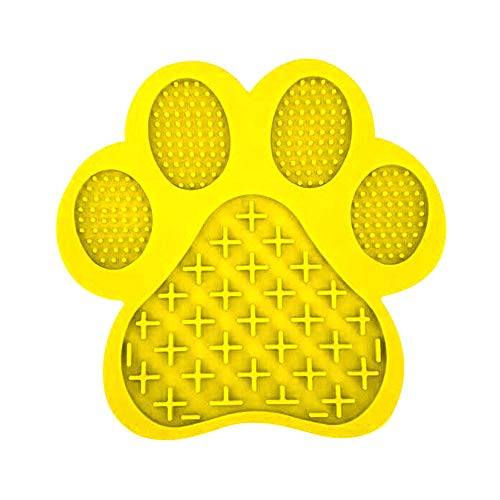 Futternapf Katze Futternapf Hund Katzen Puzzle Feeder Katzenfutterschale Interaktive Hundefutterautomaten Große Hundenapf Dog Treat Puzzle Spielzeug Yellow von Rysmliuhan Shop