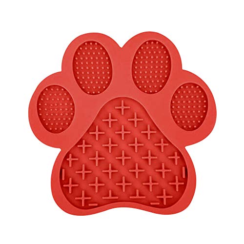 Futternapf Katze Futternapf Hund Katzen Puzzle Feeder Katzenfutterschale Interaktive Hundefutterautomaten Große Hundenapf Dog Treat Puzzle Spielzeug red von Rysmliuhan Shop