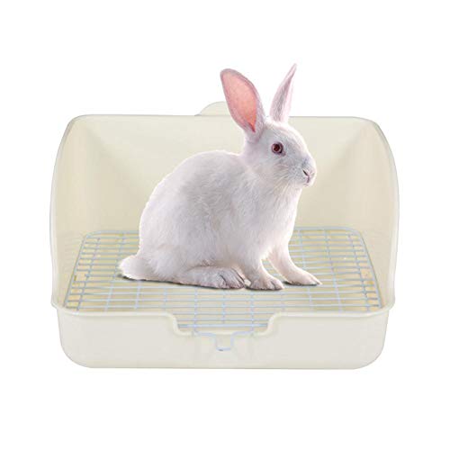 Hasen Zubehör Meerschweinchen Toilette Meerschweinchen Bett Hamster Käfig Tablett Meerschweinchenkäfige Innenschale Meerschweinchen Toilette White von Rysmliuhan Shop