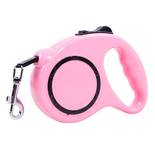 Hundeleine Kleine Hund Hunde Leine Einziehbare Hundeleine Hundeleine für kleine Hunde Ausziehbare Hundeleine für kleine Hunde Ausziehbare Hundeleine pink,3m von Rysmliuhan Shop