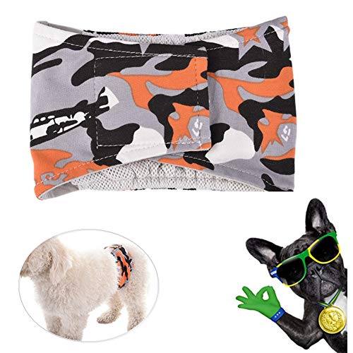 Hundewindeln RüDe Hundewindeln FüR HüNdinnen Inkontinenz Hündin Windeln Hundehosen Für Hündinnen In Der Saison Windel Hündin Hundesaison Hose groß orange,XL von Rysmliuhan Shop