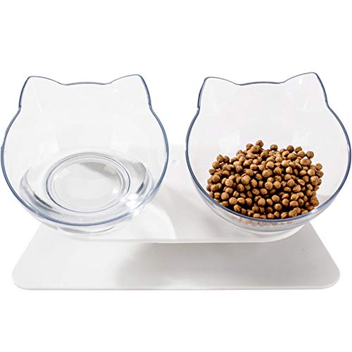 Katzen Napfset Katzennapf rutschfest Futternäpfe Für Hunde Flache Katze Schüssel Hundenäpfe Medium Katzen-Wasserschüssel Raised Cat Bowl von Rysmliuhan Shop