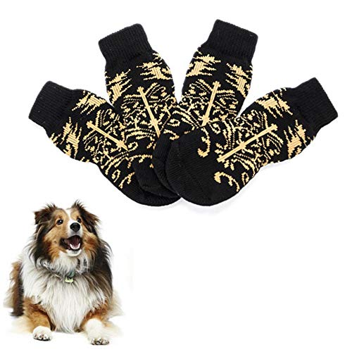 Pfotenschutz Für Hunde Wasserdicht Hundestiefel Hundeschuhe für kleine Hunde Haustierstiefel Hundesocken d,2XL von Rysmliuhan Shop