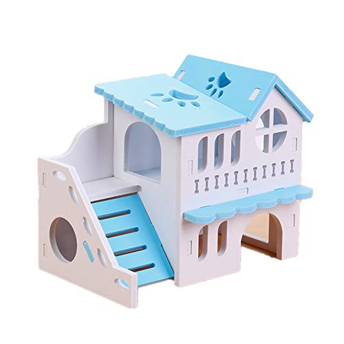 Rysmliuhan Shop Hamster zubehör hamsterkäfig Glas Hamster Hamster Spielzeug Zwerg Hamster käfig Hamster zubehör Blue von Rysmliuhan Shop