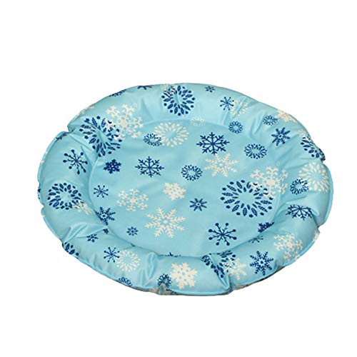 Rysmliuhan Shop Hund Kühlmatte Kühldecke Für Hunde Hundekühlung Cooles Hundebett Haustier Mat Kaninchenkühlmatte Hundeauflagen-Training Coole Hundematte blue1,m von Rysmliuhan Shop