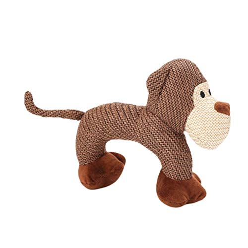 Rysmliuhan Shop Hunde Spielzeug Kleine Hunde Welpenspielzeug Hund Pet Play Toy Katzen Spielzeug Molares Hundespielzeug Welpe Kinderkrankheiten Spielzeug Monkey von Rysmliuhan Shop