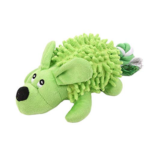 Rysmliuhan Shop Hunde Spielzeug Kleine Hunde Welpenspielzeug Hund Unzerstörbares Hundespielzeug Hundespielzeug Squeaky Welpenspielzeug Ab 8 Wochen Green von Rysmliuhan Shop