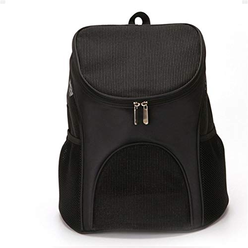 Rysmliuhan Shop Hunderucksack Katzenrucksack Hundereiseträger Haustierträger für Hunde Hunderucksackträger Verstellbarer Hunderucksack für kleine Hunde Welpenträger Black von Rysmliuhan Shop