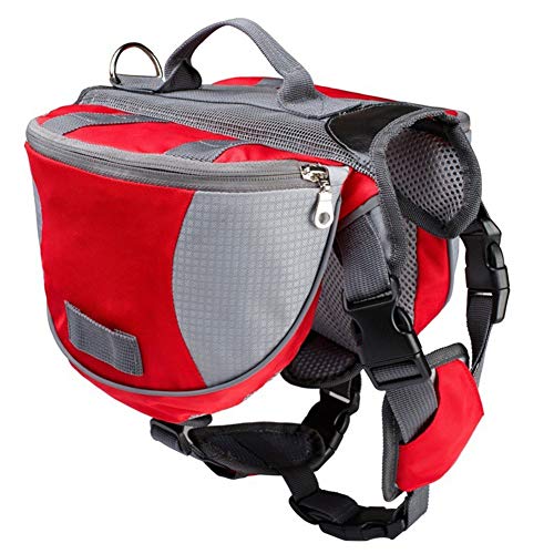 Rysmliuhan Shop Hundetragetasche Hunderucksack Hundereisetasche Haustier Rucksack Hunderucksack Hundecampingzubehör Haustier Tasche für Hund Hundegehzubehör red,s von Rysmliuhan Shop