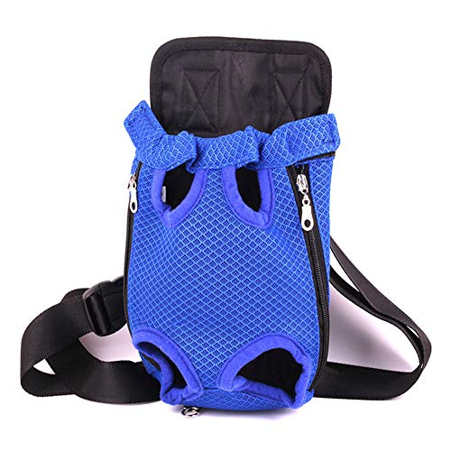 Rysmliuhan Shop Hundetragetasche Hundetasche Für Kleine Hunde Pet Travel Carrier Hunderucksack Kleiner Hundeträger Hundereiseträger Hundereisetasche Blue,l von Rysmliuhan Shop