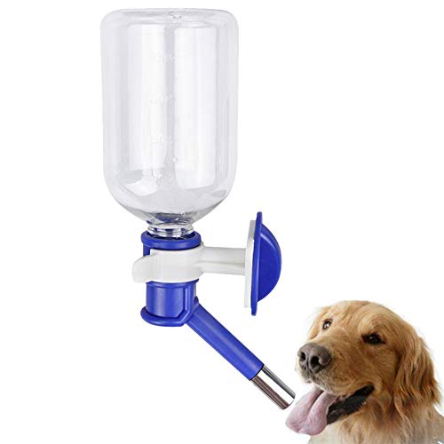 Rysmliuhan Shop Kaninchen Trinkflasche Wasserflasche Hund Unterwegs Haustier-Reise-Wasserflasche Hundewasserflaschen-Zufuhr Automatischer Futterautomat 500ml von Rysmliuhan Shop