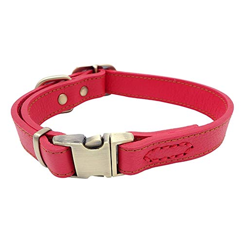 Rysmliuhan Shop Katzenhalsband HalsbäNder FüR Hunde Led Hund Halsbänder Hund Halsbänder Leder Leder Hund Halsbänder Hund Halsbänder Led Hunde Halsbänder Medium,red von Rysmliuhan Shop