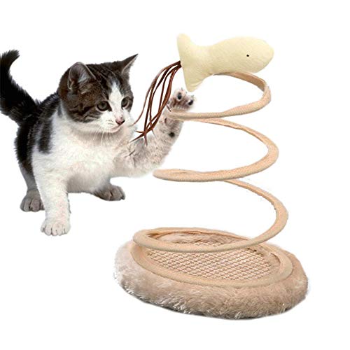 Rysmliuhan Shop Katzenspielzeug Beschäftigung Spielzeug Katze Katzenfeder Spielzeug Cat Treat Spielzeug Katzen Zauberstab Katze Ballspielzeug Katze Spielzeug Bälle Fish von Rysmliuhan Shop