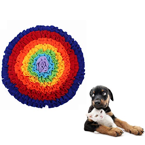 Rysmliuhan Shop Schnüffelteppich Hund Schnüffelrasen Hundespielzeug für Langeweile Hund Snuffle Treat Mat Welpentraining Snuffle Mat Hund behandeln Mat Für Hunde von Rysmliuhan Shop