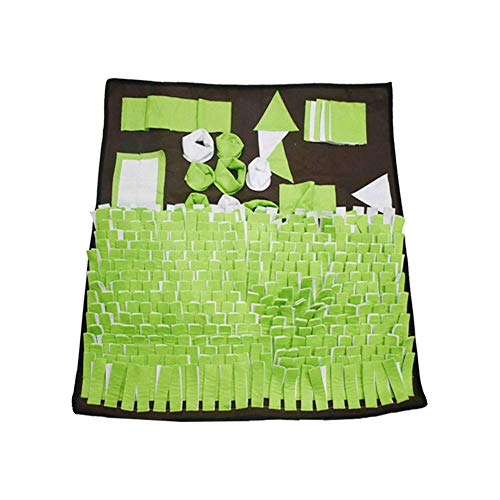 Rysmliuhan Shop Schnüffelteppich Hund Schnüffelteppich für Hunde Hund Snuffle Treat Mat Welpentraining Snuffle Mat Schnupftabakmatte Für Welpen 80-80cm von Rysmliuhan Shop