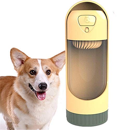 Rysmliuhan Shop Tragbare Haustier Wasserflasche Wasserflasche Hund Unterwegs Hundereisezubehör Hundegehzubehör Tragbare Hundewasserflasche orange von Rysmliuhan Shop