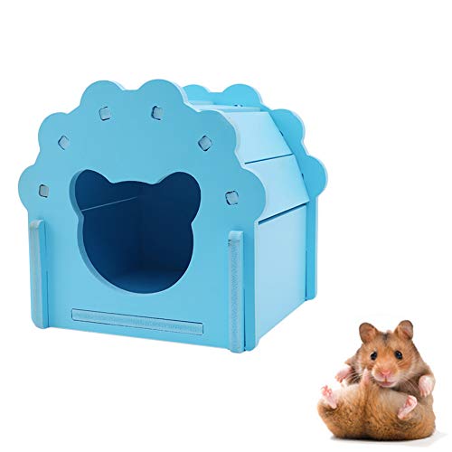 Rysmliuhan Shop hamsterhaus Hamster Zwerg Hamster käfig Hamster Spielzeug Hamster zubehör Hamster 11.5cm,Blue von Rysmliuhan Shop