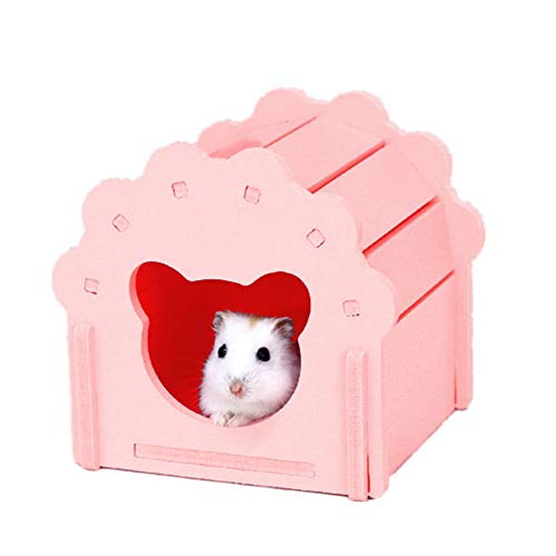 Rysmliuhan Shop hamsterhaus Hamster Zwerg Hamster käfig Hamster Spielzeug Hamster zubehör Hamster 11.5cm,pink von Rysmliuhan Shop