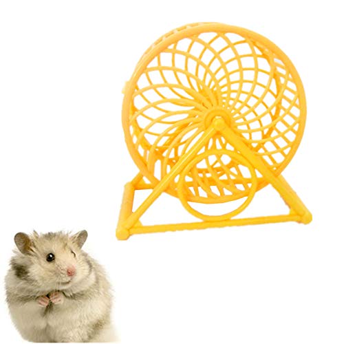 laufrad für Hamster laufrad Hamster Holz Holz Hamster Rad Zwerg Hamster Rad Hamster Hamster Rad stille Spinner Hamster in eine Ball Spielzeug Yellow von Rysmliuhan Shop