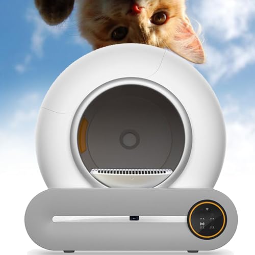 Aktualisierte automatische Katzenrückschachtel,automatische Katzenstreubox Selbstreinigung,für mehrere Katzen,Katzenstreubox Automatische Reinigung,220V von SACLMD