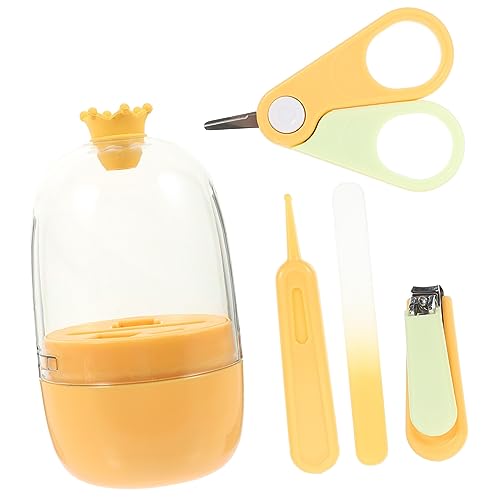 SAFIGLE 1 Satz Baby Nagelschere Nagelknipser Aus Edelstahl Babygesundheit Baby Braucht Fingernagelknipser Nagelset Mit Süßem Etui Baby-kit Abs Pflegeprodukte Gesundheitsvorsorge Neugeboren von SAFIGLE