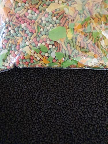 Störfutter 3 Kg sinkendes Teichfutter 3mm Pellets + 250 ml Vitalmix schwimmend für alle Goldfische und Kois von Sahawa