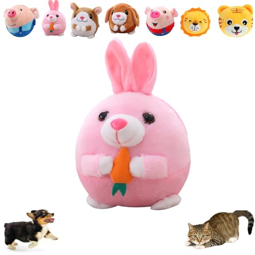 SAKDFHLJLP Active Moving Pet Plush Toy, Squeaky Moving Dog Ball Toy, Washable Cartoon Pig Plush Sound Electronic Dog Toy, 2024 Upgraded Active Moving Pet Plush Interactive Dog Toys (#5) von SAKDFHLJLP