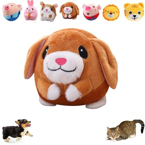 SAKDFHLJLP Active Moving Pet Plush Toy, Squeaky Moving Dog Ball Toy, Washable Cartoon Pig Plush Sound Electronic Dog Toy, 2024 Upgraded Active Moving Pet Plush Interactive Dog Toys (#7) von SAKDFHLJLP