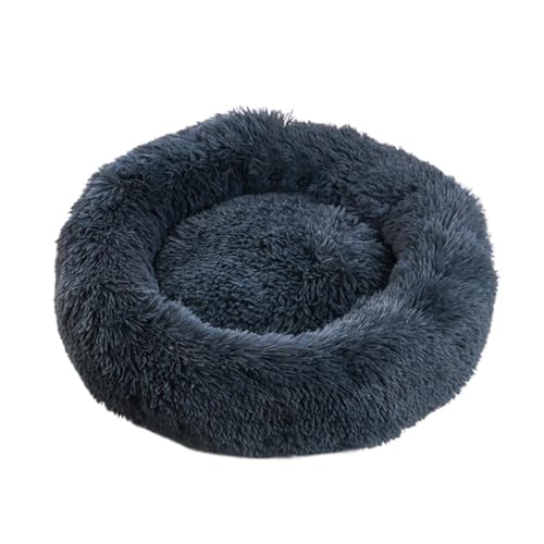 SAKURRDD Donut-Hundebett, Plüsch-Hundehütte, rundes Katzennest, warmes Kuschelbett for kleine bis mittelgroße Hunde und Katzen/203 von SAKURRDD