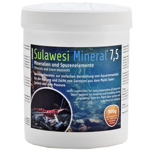 SaltyShrimp Sulawesi Mineral 7,5 | 900g – Sulawesisalz zur Aushärtung von Osmosewasser, Regenwasser, vollentsalztem Wasser. Fördert mikrobielle Regeneration SaltyShrimp Sulawesi Mineral 7,5 | 900g – Sulawesisalz zur Aushärtung von Osmosewasser, Regenwasser, vollentsalztem Wasser. Fördert mikrobielle Regeneration von SALTYSHRIMP