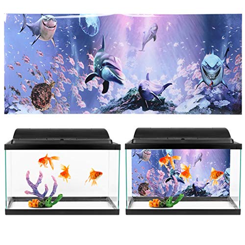 Fischtanks Hintergrund Poster PVC Aufkleber Landschaft Bild für Aquarium Optionale Größen(122 * 50cm) von SALUTUYA
