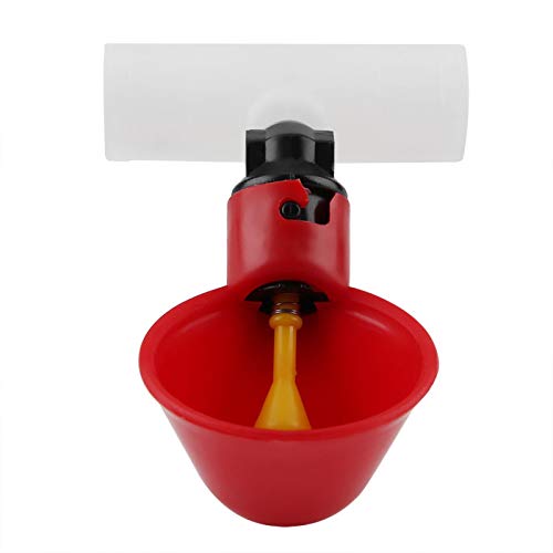 SALUTUYA 5 Stück Geflügel Wasserspender Vogel Trinkbecher Huhn Trinkspender Huhn Automatischer Wassertrinker(25mm Diameter) von SALUTUYA