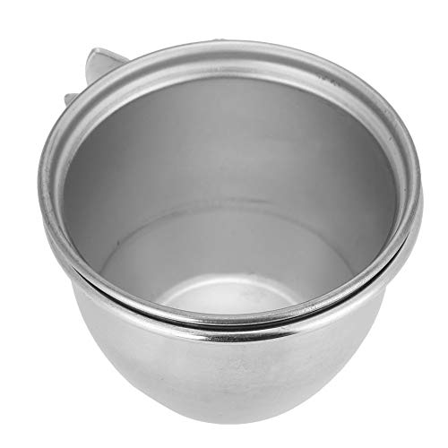 SALUTUYA Ungiftige Edelstahl Food Box Food Bowl für Wellensittiche(7.5cm) von SALUTUYA