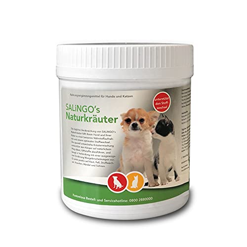 SALiNGO Naturkräuter, Heilkräuter für Hund und Katze, 375g von SALiNGO