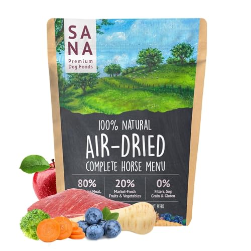 SANA Premium Dog Foods I Trockenbarf I Trockenbarf Menü Rind I 1-5 kg (1 kg, Pferd) von SANA Premium Dog Foods