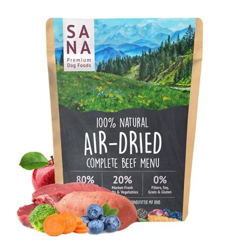 SANA Premium Dog Foods I Trockenbarf I Trockenbarf Menü Rind I 1-5 kg (1 kg, Rind) von SANA Premium Dog Foods