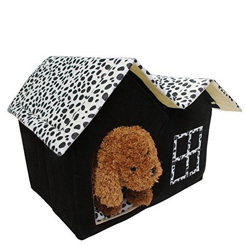 Bett für Indoor-Katzen, kleine Hunde, warmes Bett, waschbar, Welpenzelt, Bett, Kätzchenhaus, abnehmbares Kissen, Hundehütten und Kisten für kleine Hunde von SANRLO