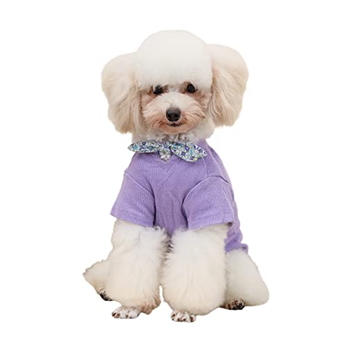 Sanwood Hundeweste, dekorativ, einfarbig, Violett, Größe XL von SANWOOD