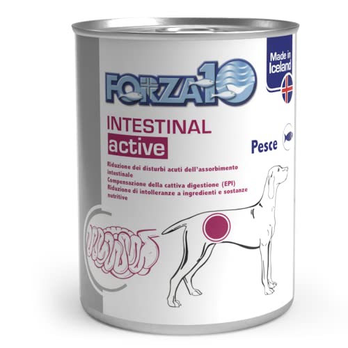 Forza 10 Intestinal Active Hundefutter Nassfutter für Hunde bei Darmproblemen mit Fisch, 390 g von SANYPET