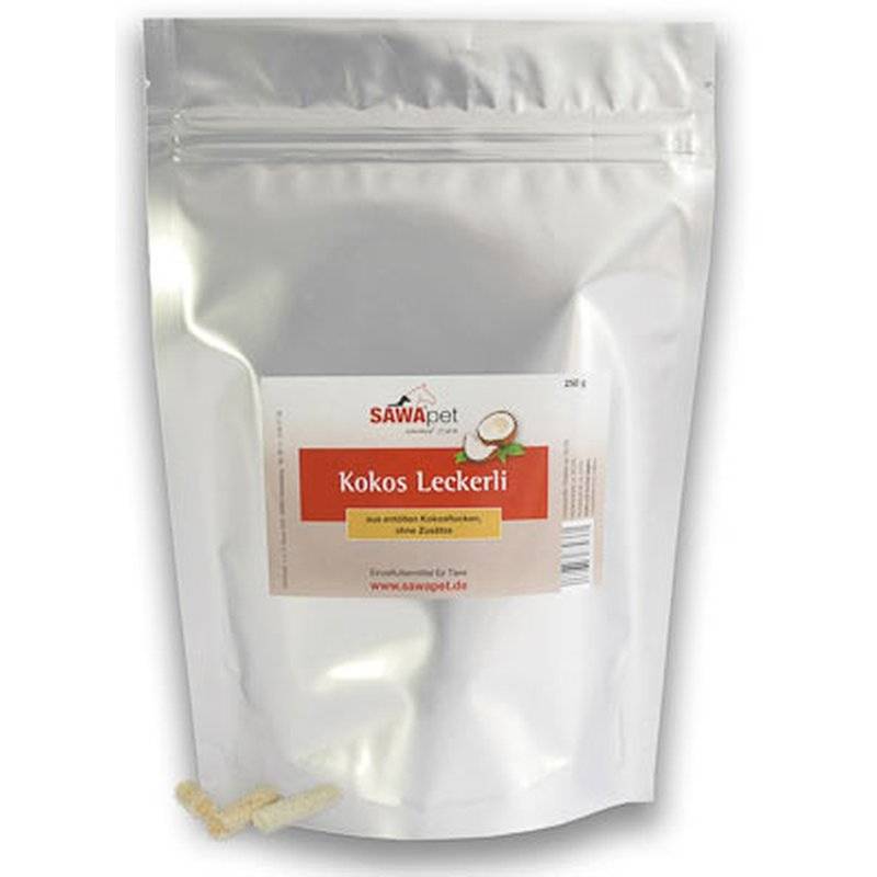 SAWApet Premium Kokosleckerli - 250 g (31,60 € pro 1 kg) von SAWApet