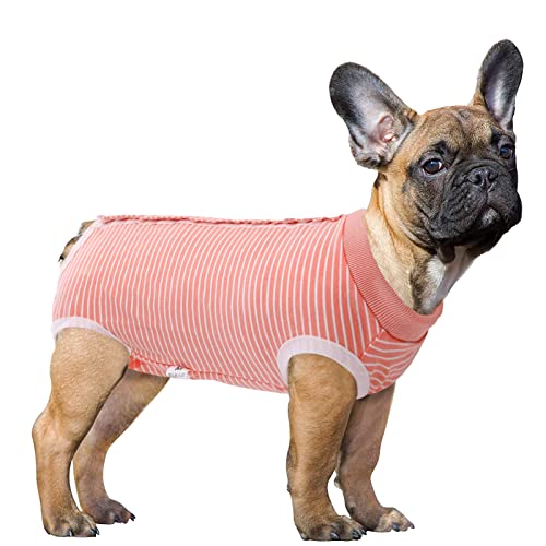 SAWMONG Rehabilitationsanzug für Hunde, Hunde-Erholungsshirt Bauchwunden, Haustier-Operationen, chirurgische Genesung, eng anliegend, verhindert Lecken, Hunde-Bodysuit, Ersatz E-Halsband und Kegel von SAWMONG