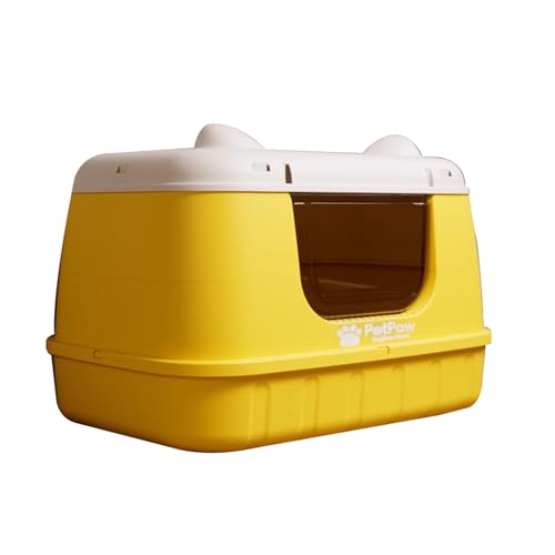 Vollständig Geschlossene Aufbewahrungsbox for Katzentoiletten, Spritzwassergeschützte Katzentoilette, Geeignet for Katzen Bis 15 Kg von SBCC