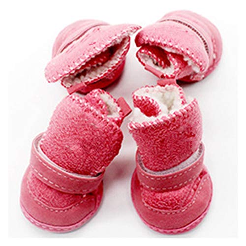Hundeschuhe,Dog Boots 4 Stück Dicke Schneeschuhe for Hunde, for Haustiere, Chihuahua, Tierwärmeschuhe, Plüsch, for den Winter, for Haustiere, Welpen, Katzen, warme Stiefel, Hundeschuhe for den Winter Hundeschuhe,Dog Boots 4 Stück Dicke Schneeschuhe for Hunde, for Haustiere, Chihuahua, Tierwärmeschuhe, Plüsch, for den Winter, for Haustiere, Welpen, Katzen, warme Stiefel, Hundeschuhe for den Winter von SBOJI