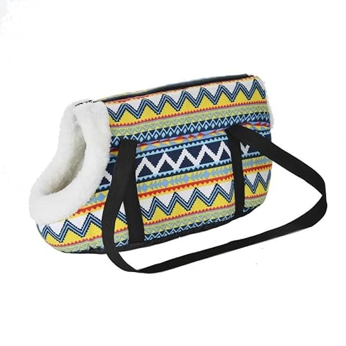 Tragetuch Hund,Hundetragetasche Haustierträger for kleine Hunde, gemütlicher weicher Welpen-Katzen-Hundetaschen-Rucksack, Outdoor-Reise-Haustier-Tragetasche, Chihuahua-Mops-Haustierbedarf ( Color : 1 von SBOJI