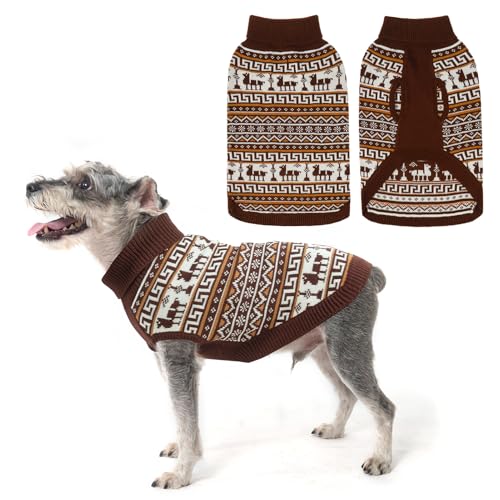 SCENEREAL Hässlicher Hundepullover für kleine, mittelgroße und große Hunde, Khaki, Größe S von SCENEREAL