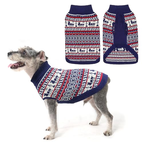 SCENEREAL Hässlicher Hundepullover für kleine, mittelgroße und große Hunde, Marineblau, Größe S von SCENEREAL